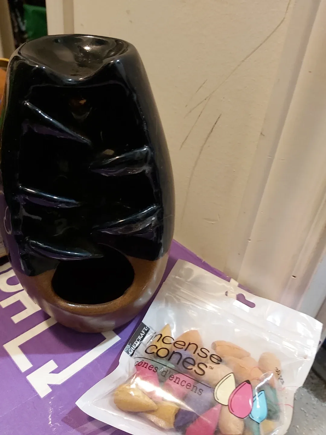 Backflow Incense Burner with Incense Cones thumbnail