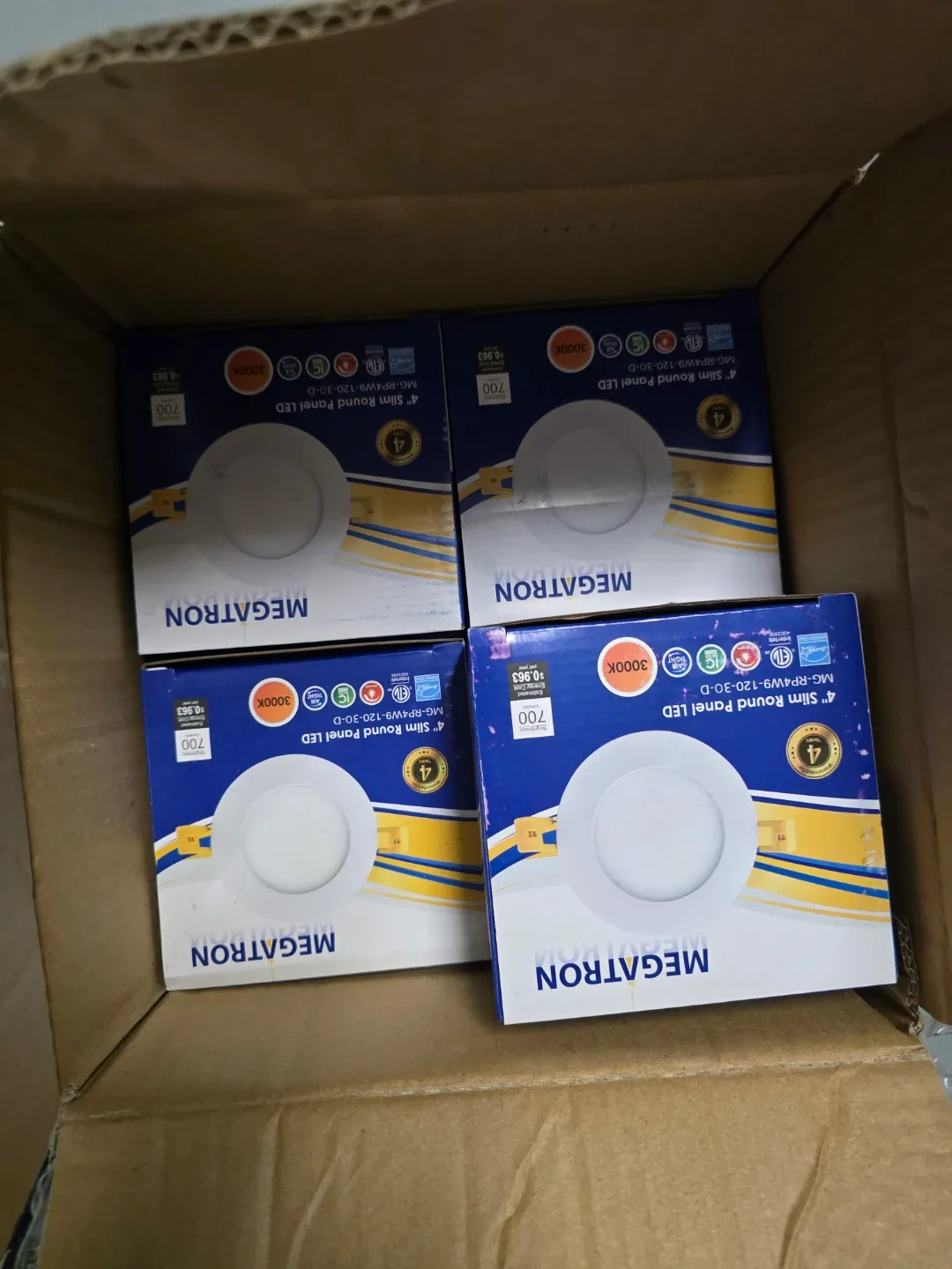 Megatron 4" Slim Round Panel LED Light thumbnail