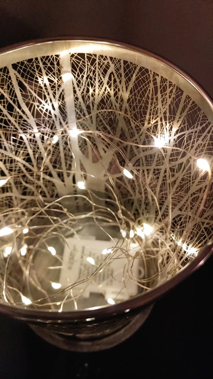 Silver Tree Design  Candle holder image indicator(4)