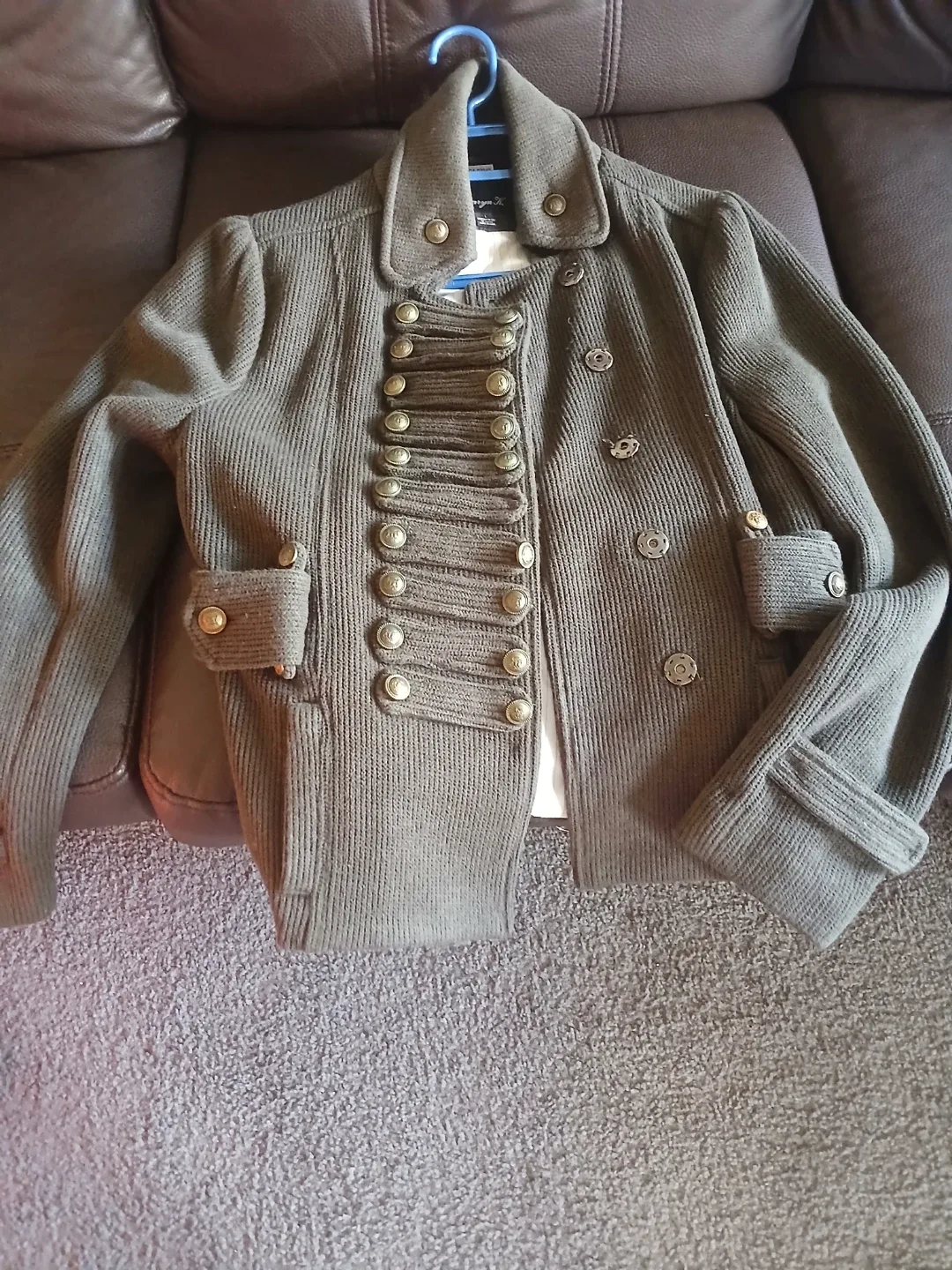 Woman's K. Military Style Jacket - Size L