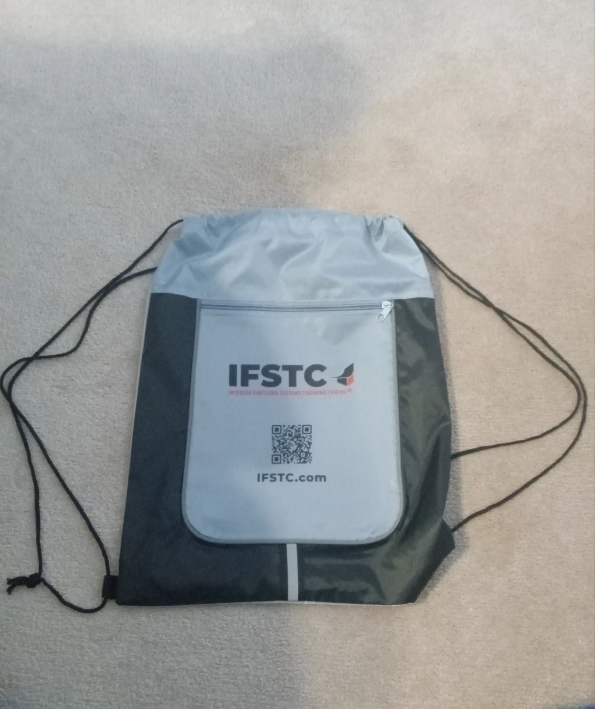 IFSTC Drawstring Gym Bag Backpack