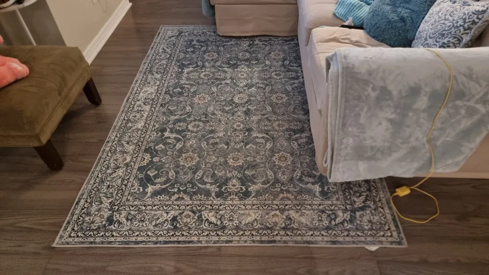 Area Rug - Blue Patterned 5ftx7ft