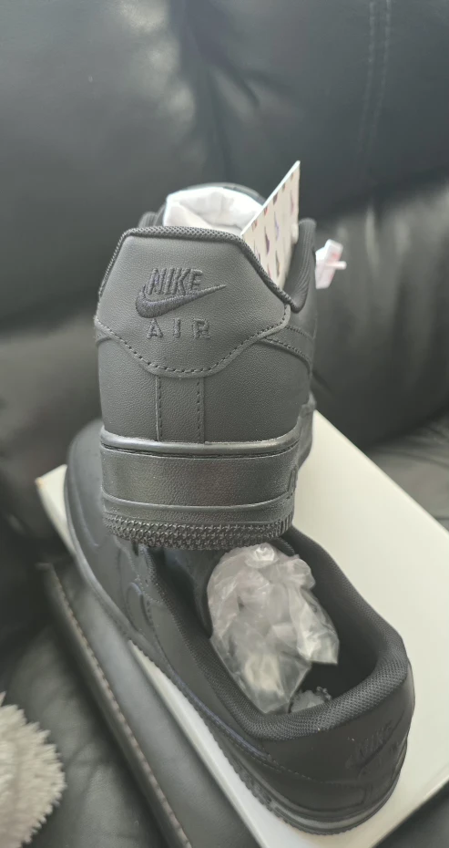 Brand new Nike Air Force All Black sneakers good for school $95 - photo 4