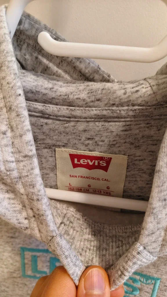 New Levi's Grey Hoodie - Size L (12-13 yrs) image indicator(2)