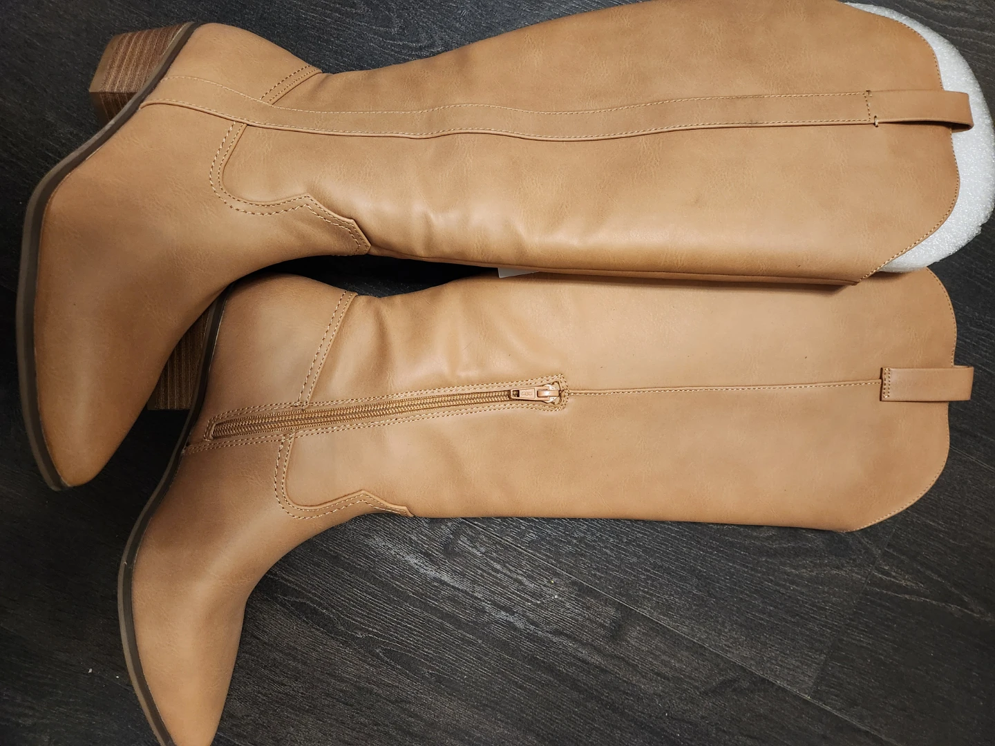 Tan Knee High Boots