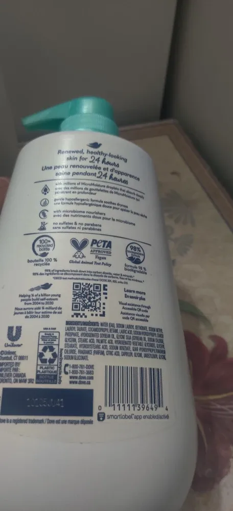 Dove Sensitive Body Wash 905ml x 2 image indicator(4)