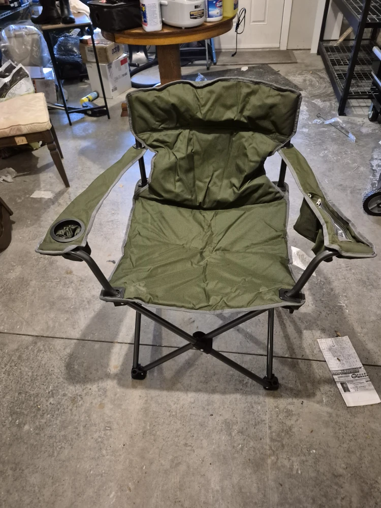 Uline Green Folding Camp Chair - photo 2