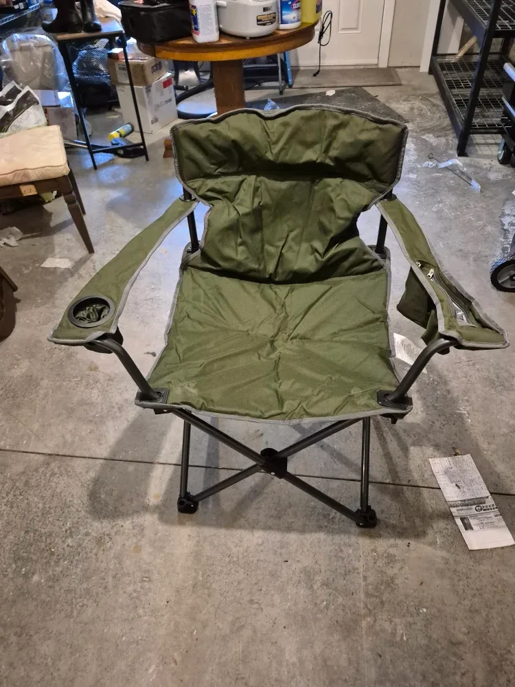 Uline Green Folding Camp Chair image indicator(2)