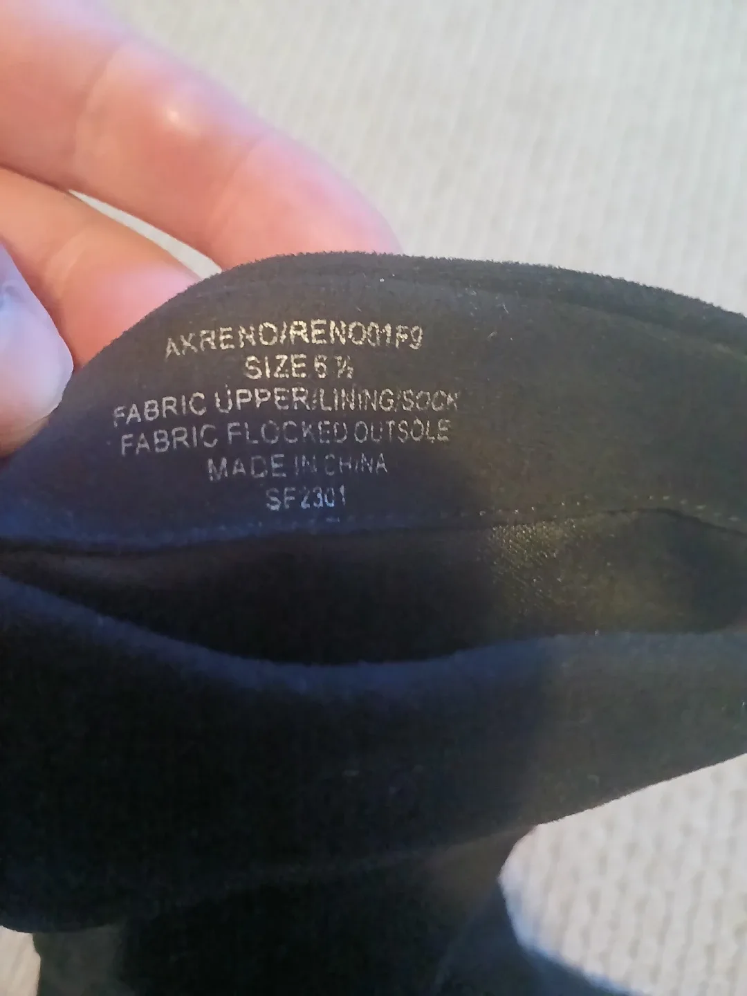 Anne Klein Black Fabric Boots - Size 6.5 image indicator(4)