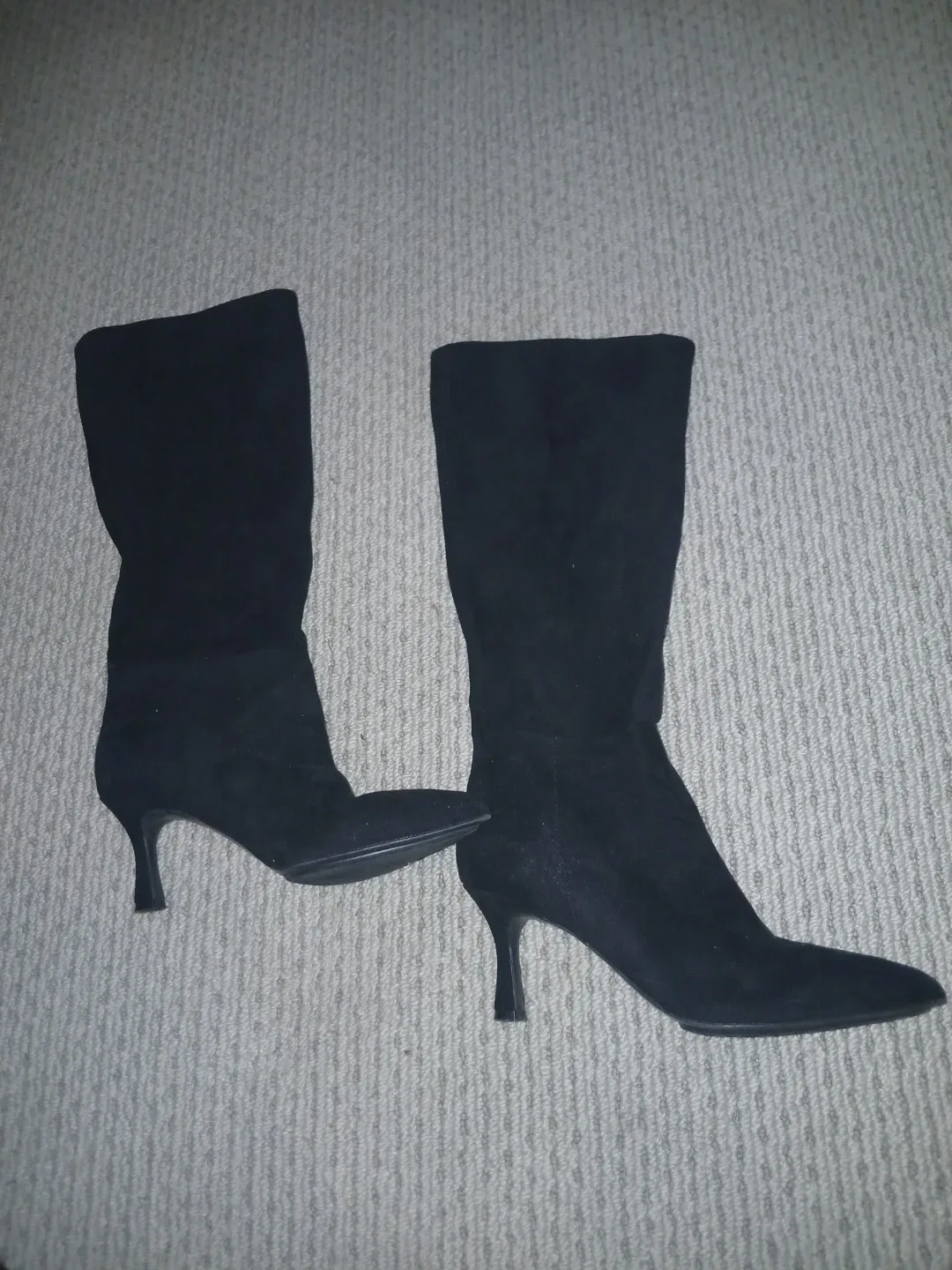 Anne Klein Black Fabric Boots - Size 6.5 image indicator(5)