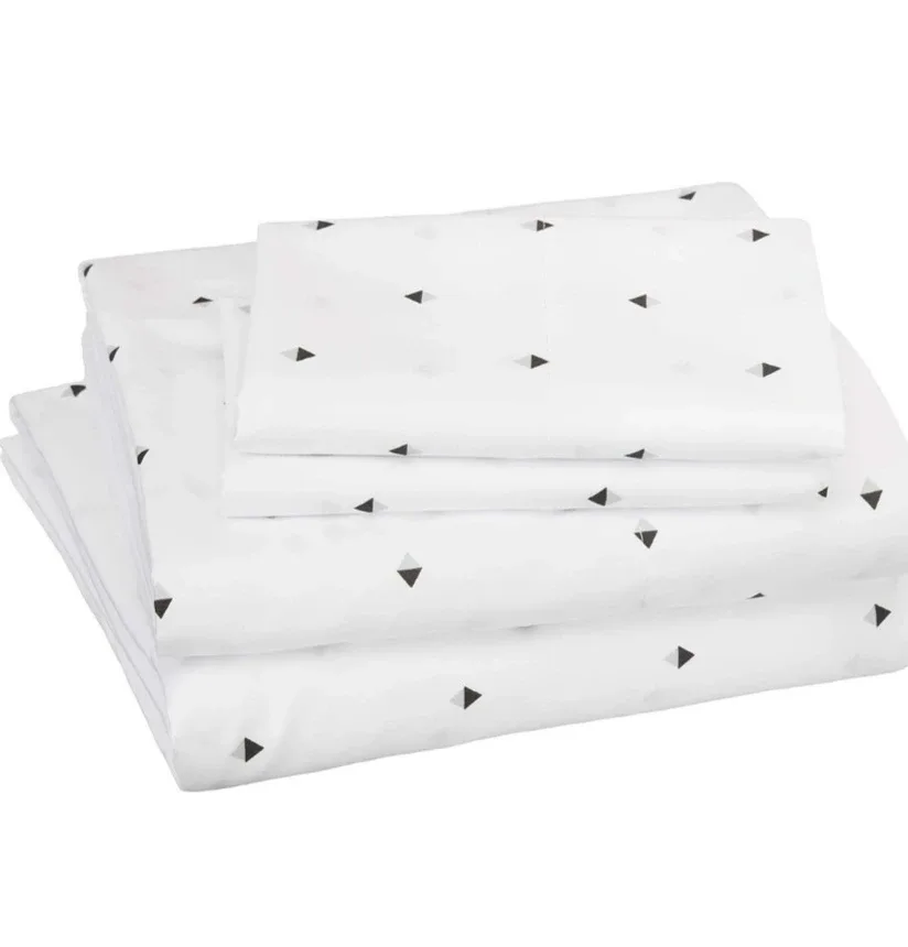 Amazon Basics Full Dorm Sheet Set - Grey Diamond image indicator(5)