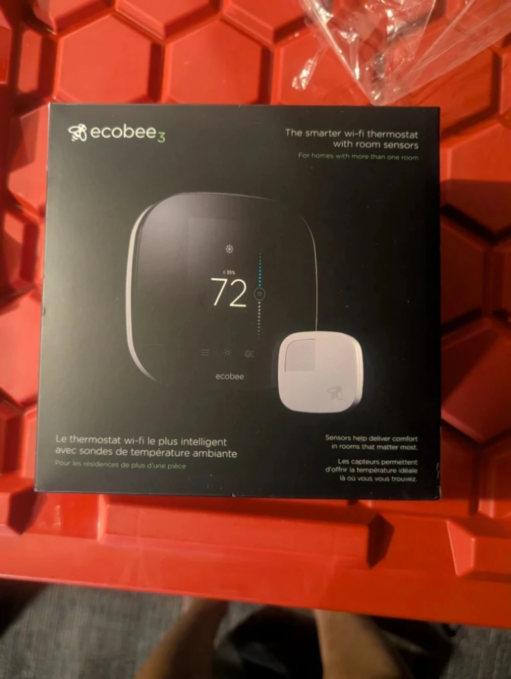 New Ecobee3 Smarter Wi-Fi Thermostat with Room Sensor