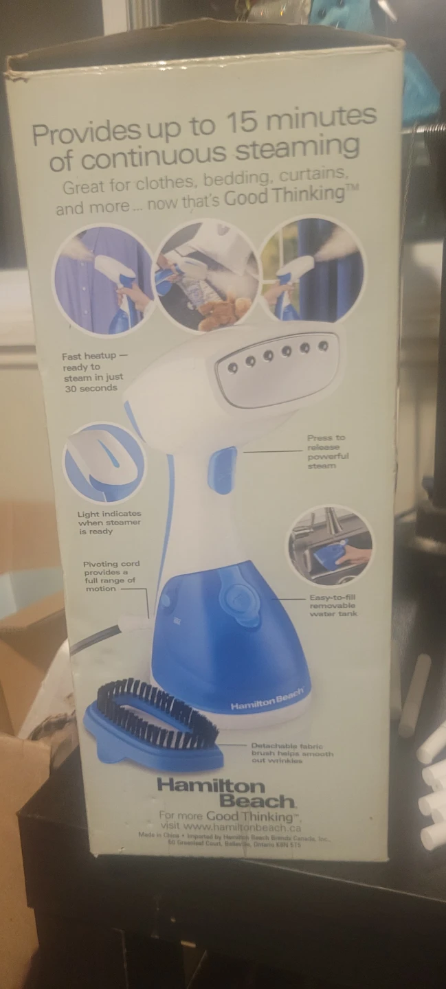 Hamilton Beach Handheld Garment Steamer - 🥕 - photo 2