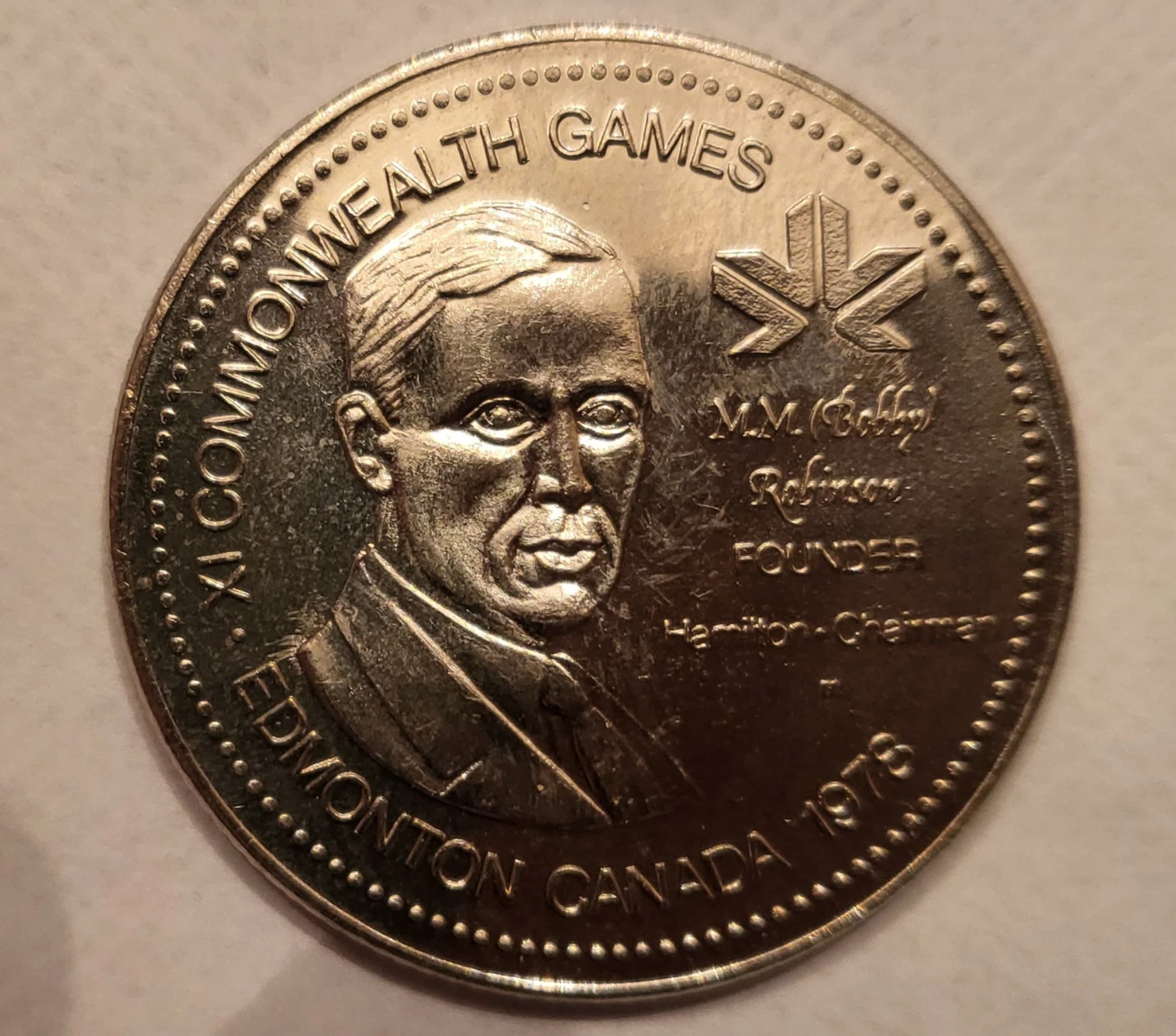 1978 XI Commonwealth Games Token
