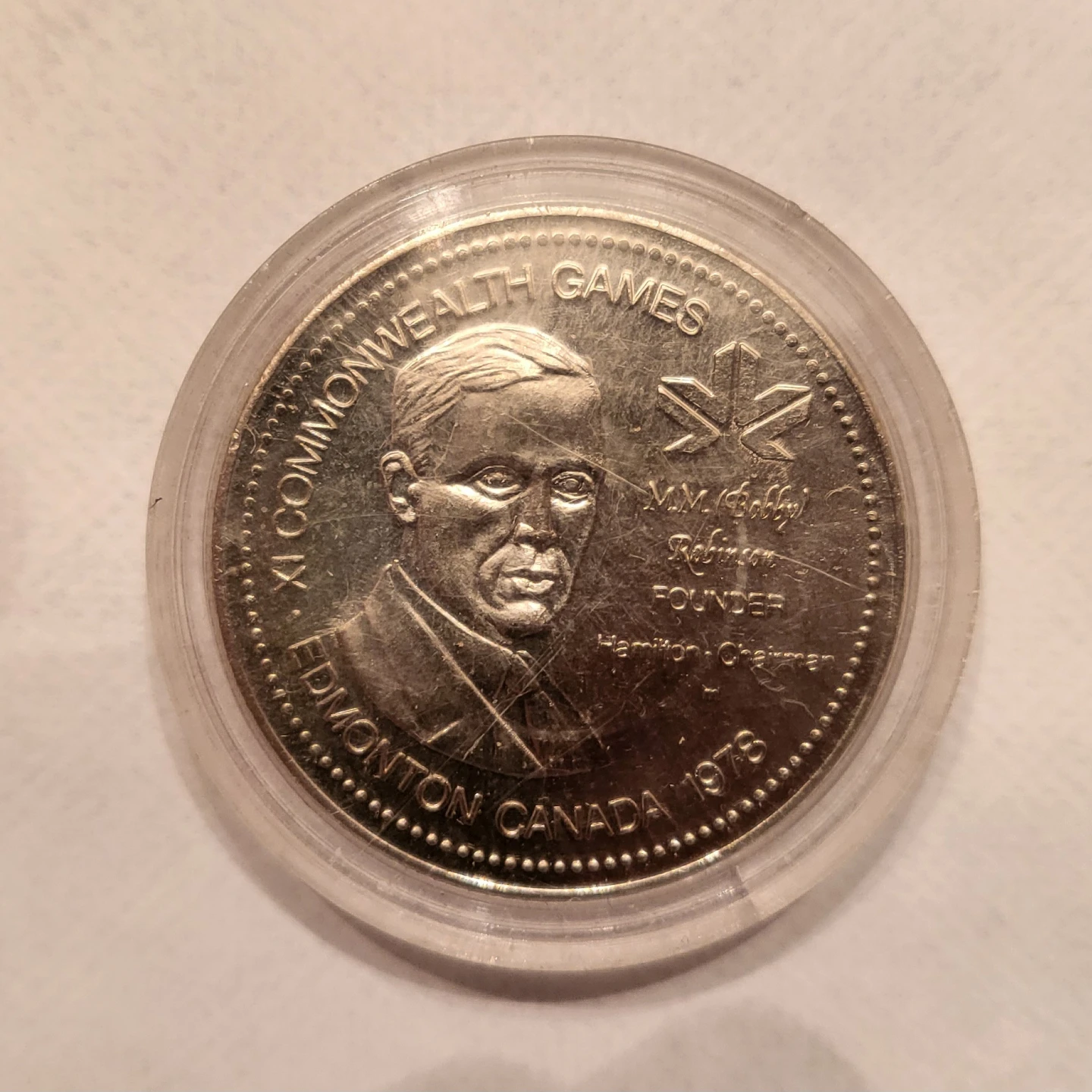 1978 XI Commonwealth Games Token - photo 3