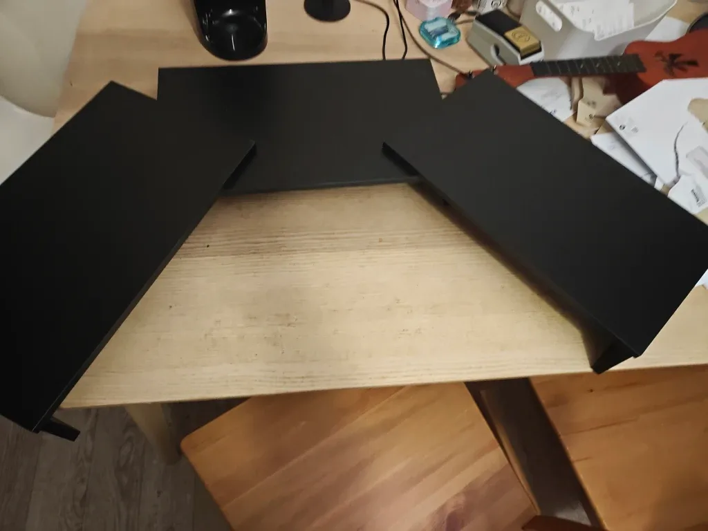 #Cleanout - Black Monitor Stand