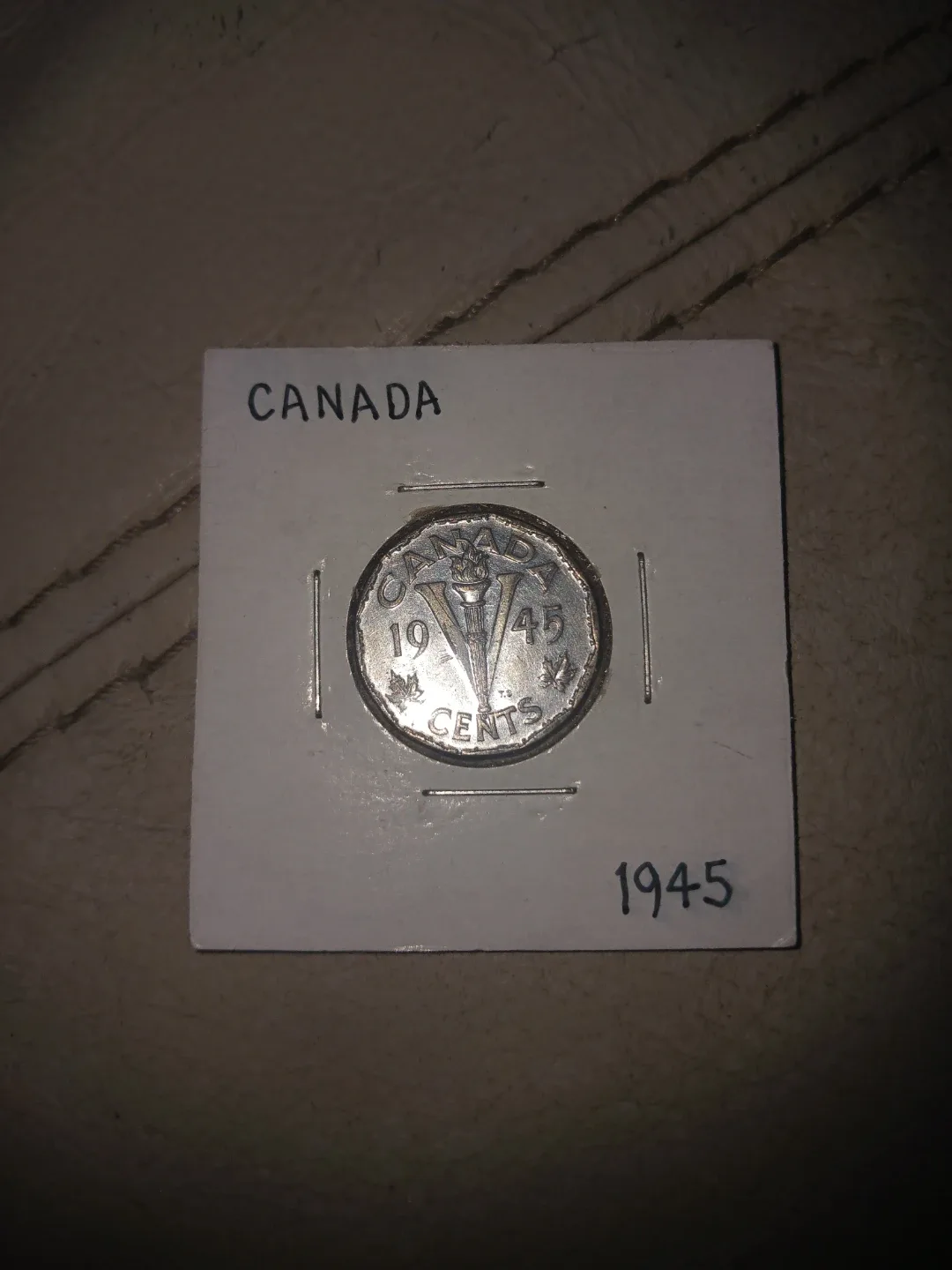 1945 Canada 5 Cents Coin image indicator(3)