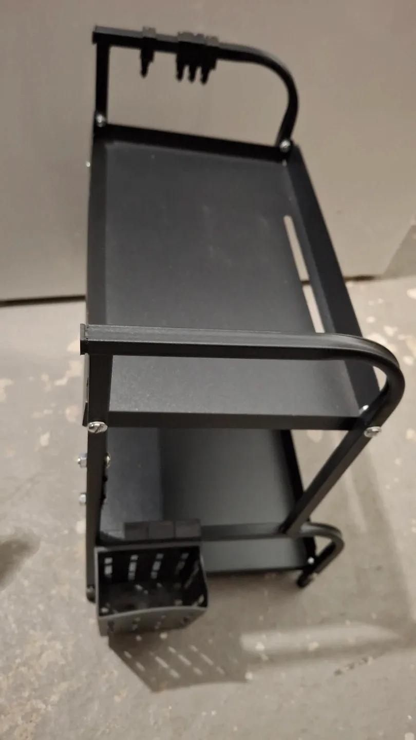 2 tier metal organizer shelf image indicator(2)