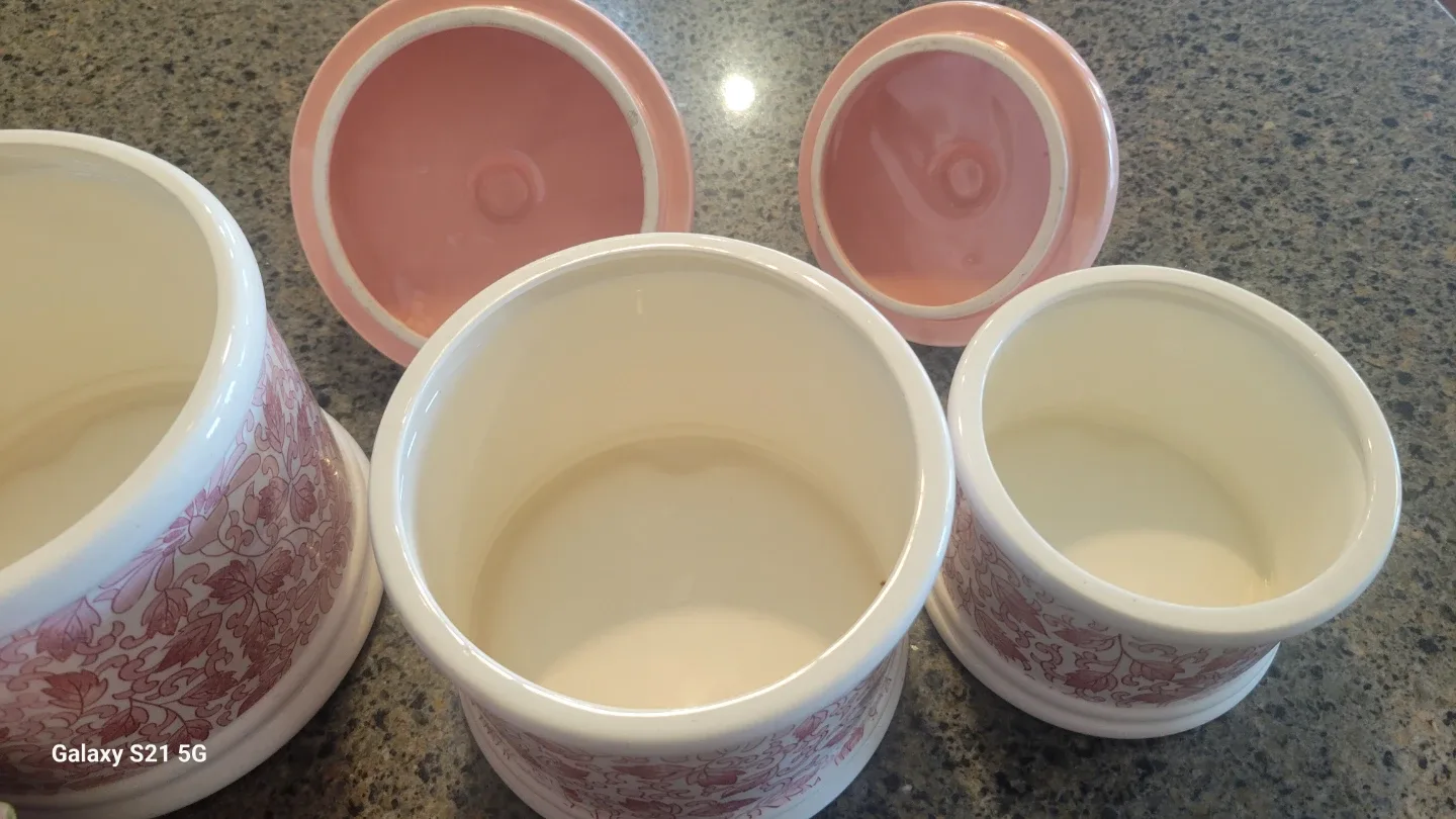 Vintage Ceramic Fruit Canister Set image indicator(5)