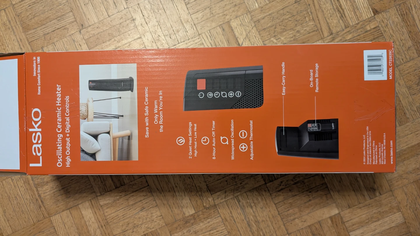 (Used) Lasko Oscillating Ceramic Heater - photo 2