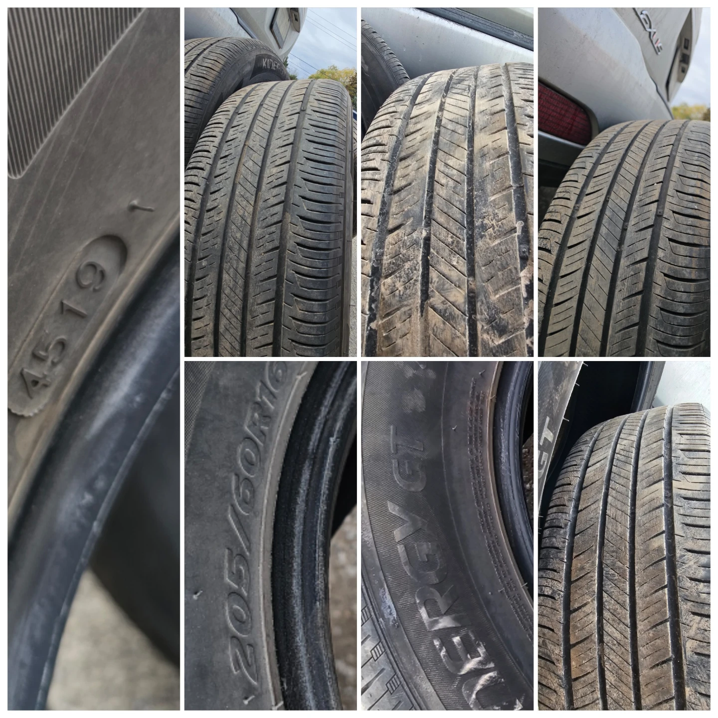 4x Hankook Kinergy GT 205/60R16 92H Tires
