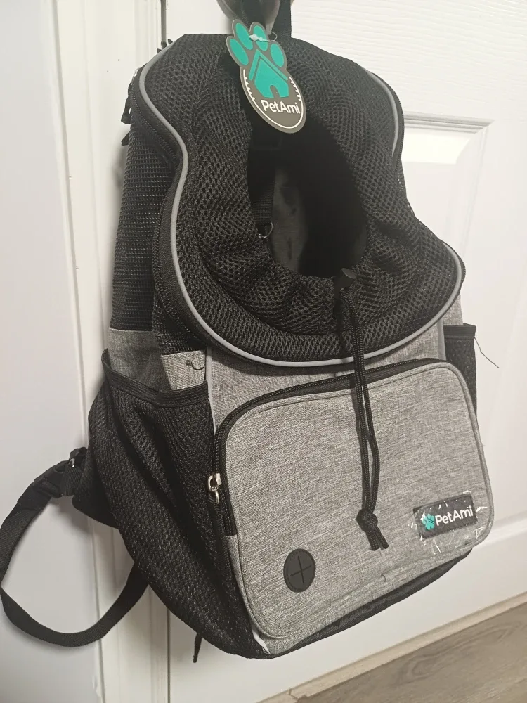 PetAmi Pet Carrier Backpack - Grey image indicator(3)