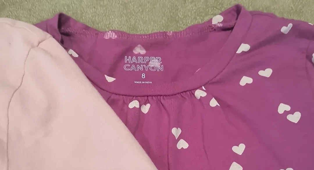 Harper Canyon Girls' Long Sleeve Shirts - Size 8 image indicator(4)