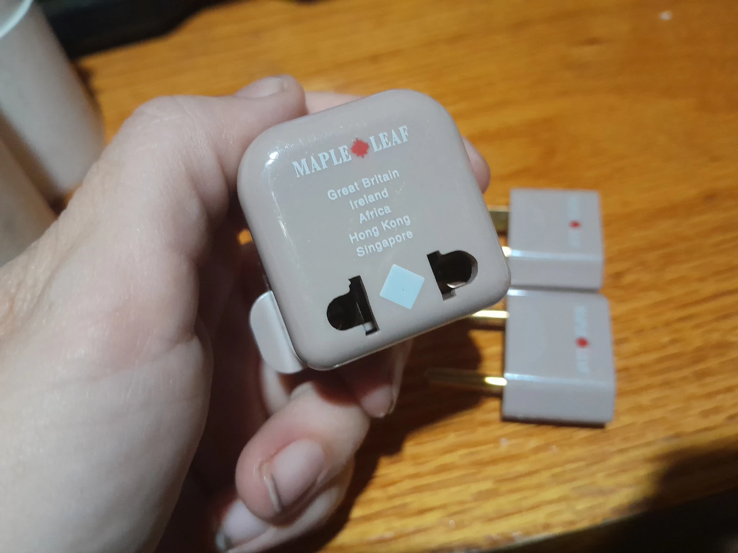 Maple Leaf Travel Adapter Set