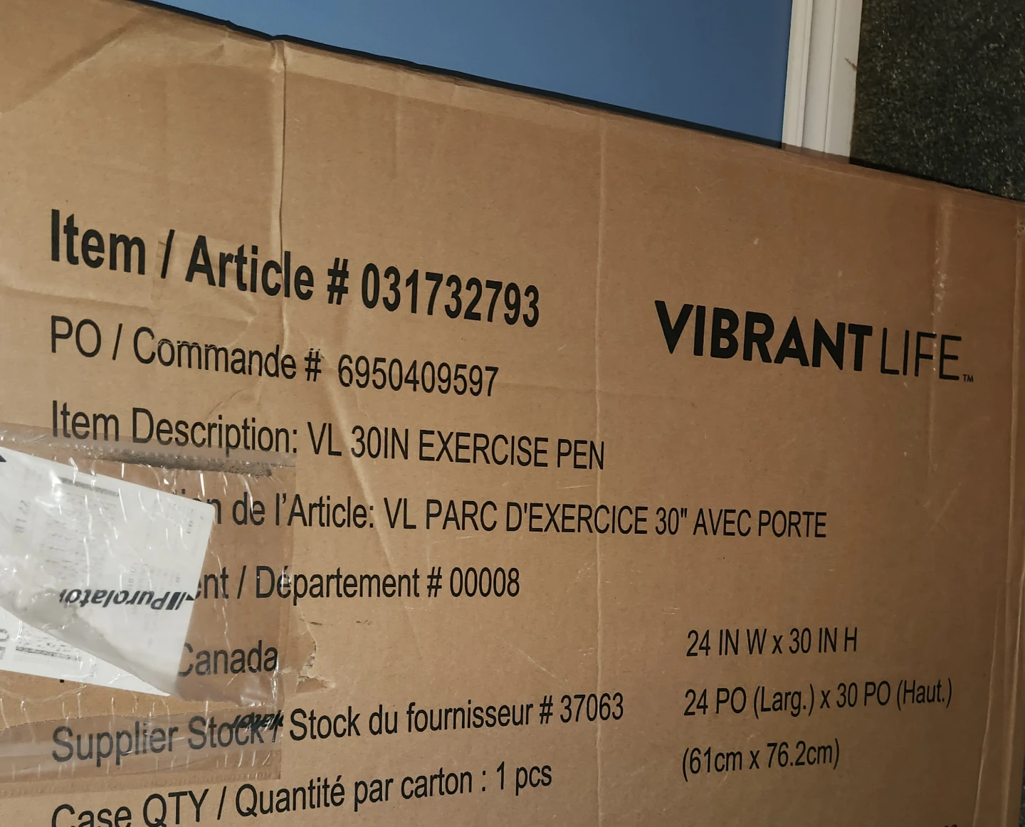 Vibrant Life 30-inch Exercise Pen - NEW - photo 3