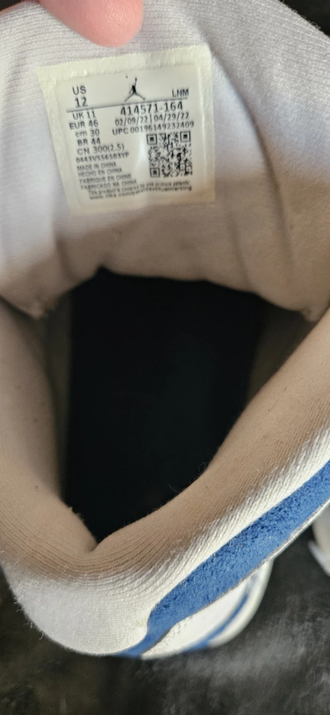 Jordan 13 Retro White/Blue Size 12 - photo 4