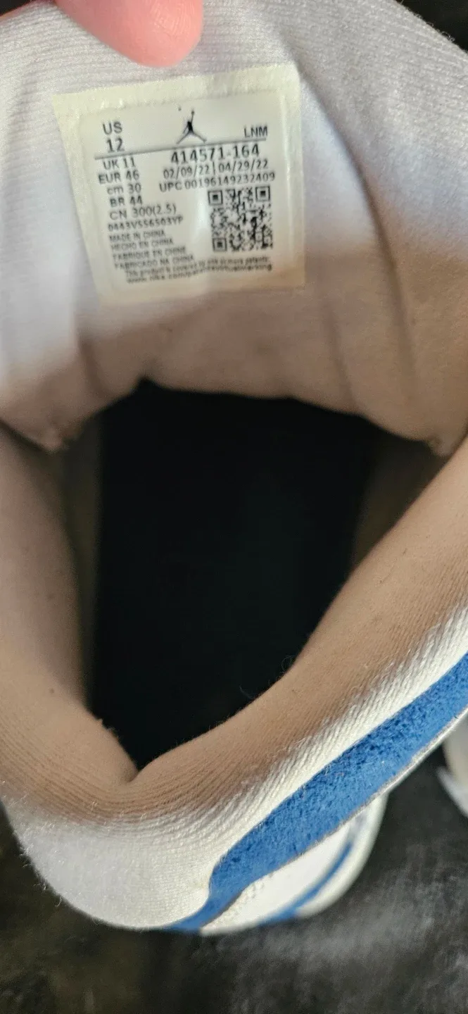 Jordan 13 Retro White/Blue Size 12 image indicator(4)