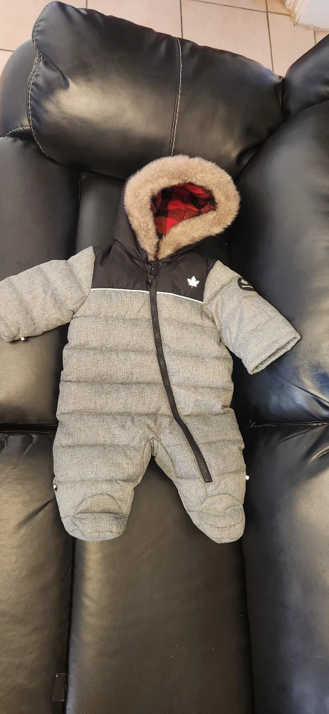 Canadiana Baby Snowsuit - Grey - photo 5