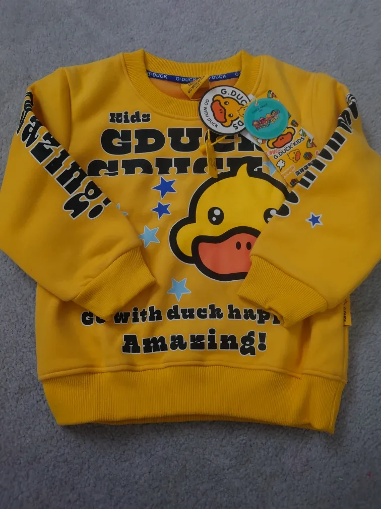 G.Duck Kids Yellow Sweatshirt