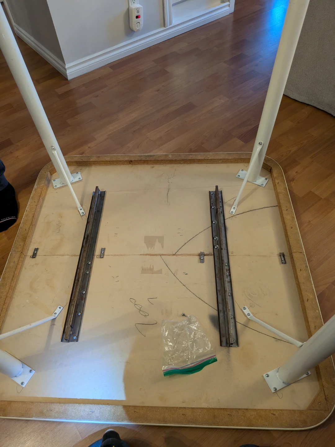 White Extendable Dining Table - photo 2