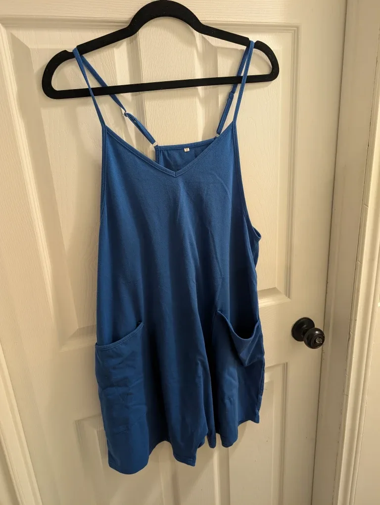Blue romper - Size M