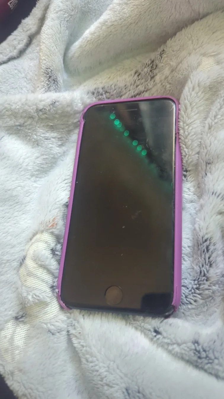 iPhone in Purple Case