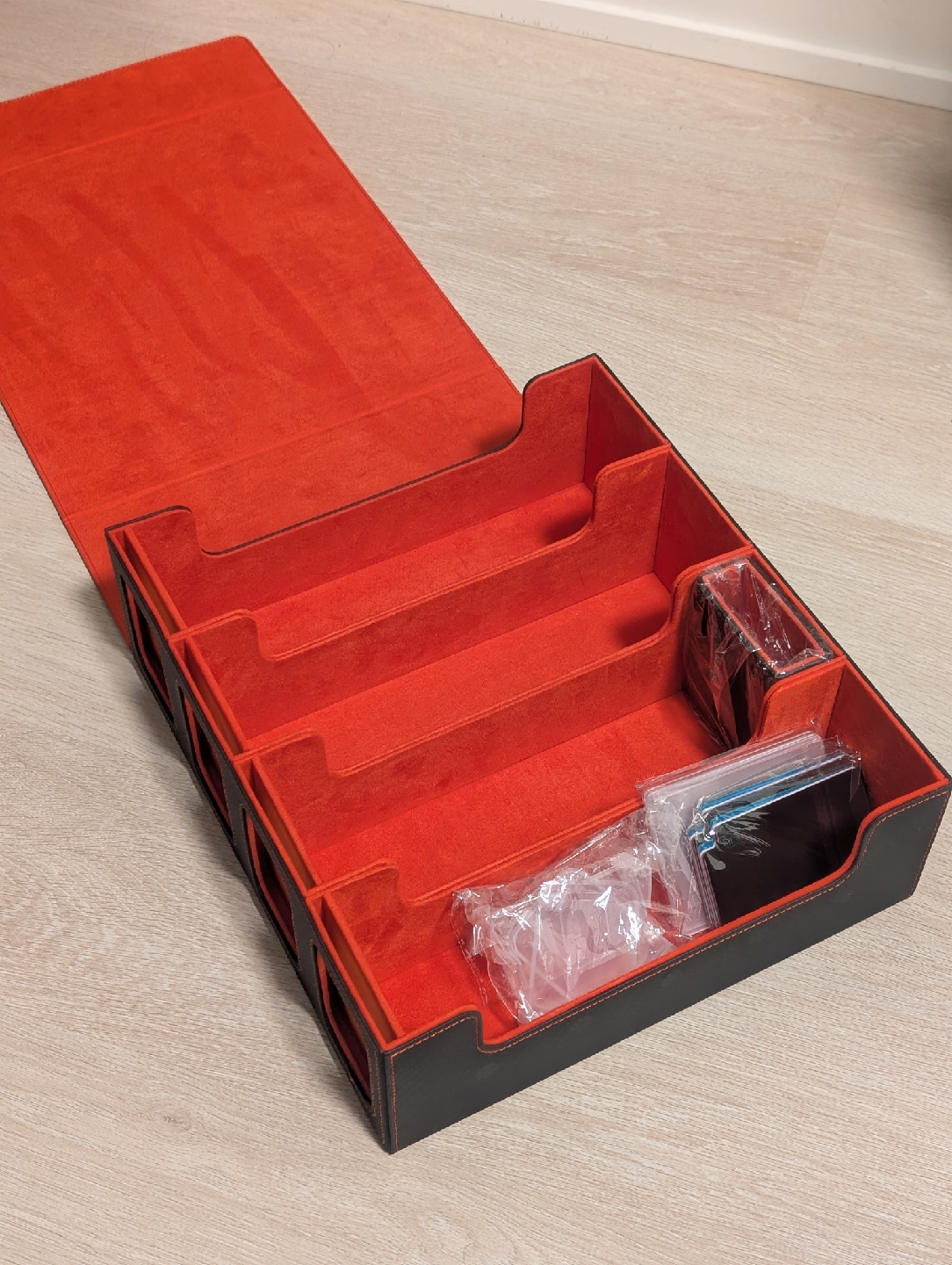 Card Storage Box (Black & Red) - photo 2
