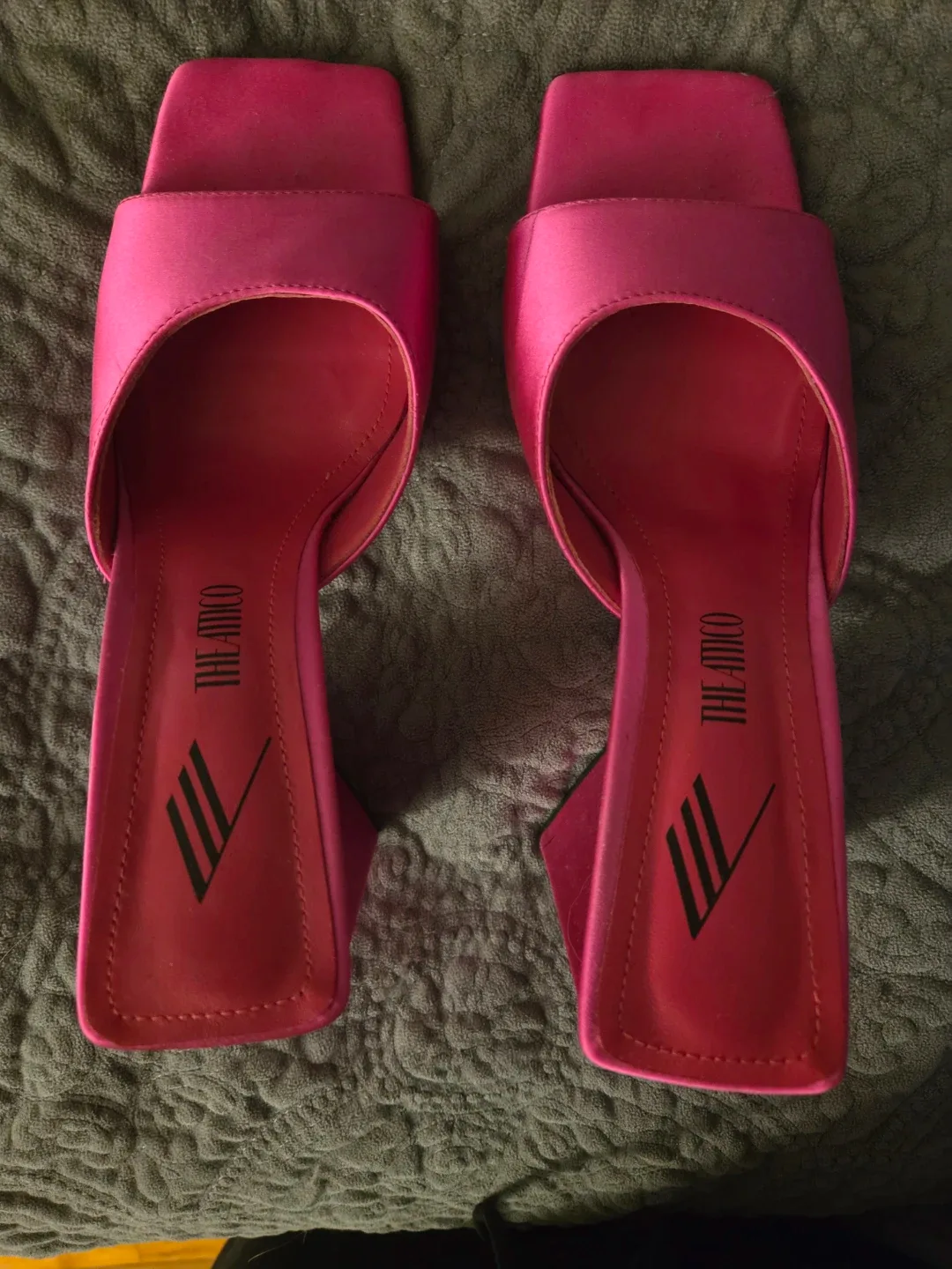 The Attico Pink Satin Mules - Size US 7 image indicator(3)