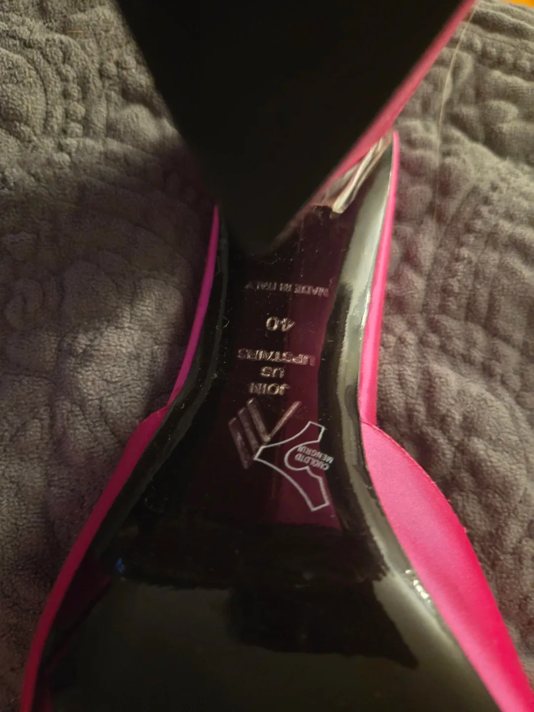 The Attico Pink Satin Mules - Size US 7 image indicator(5)