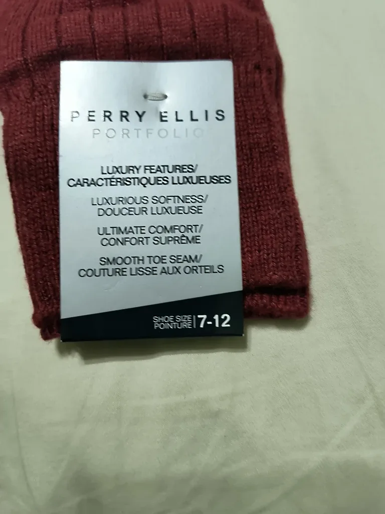Perry Ellis Portfolio Socks (Size 7-12) image indicator(4)