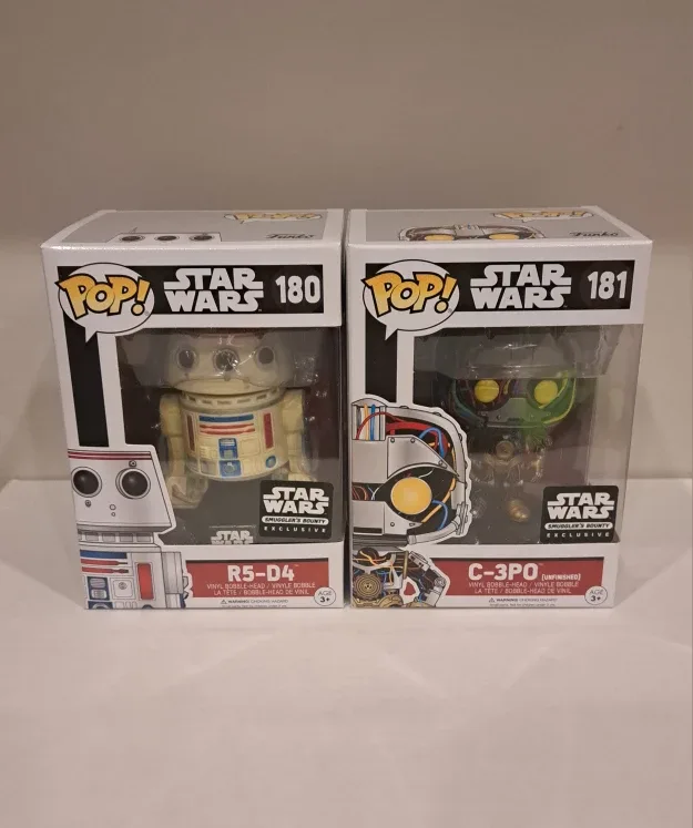 🌟 Star Wars 🤺 Smuggler's Bounty Exclusive R5D2 C3PO R2D2 IG88 image indicator(2)