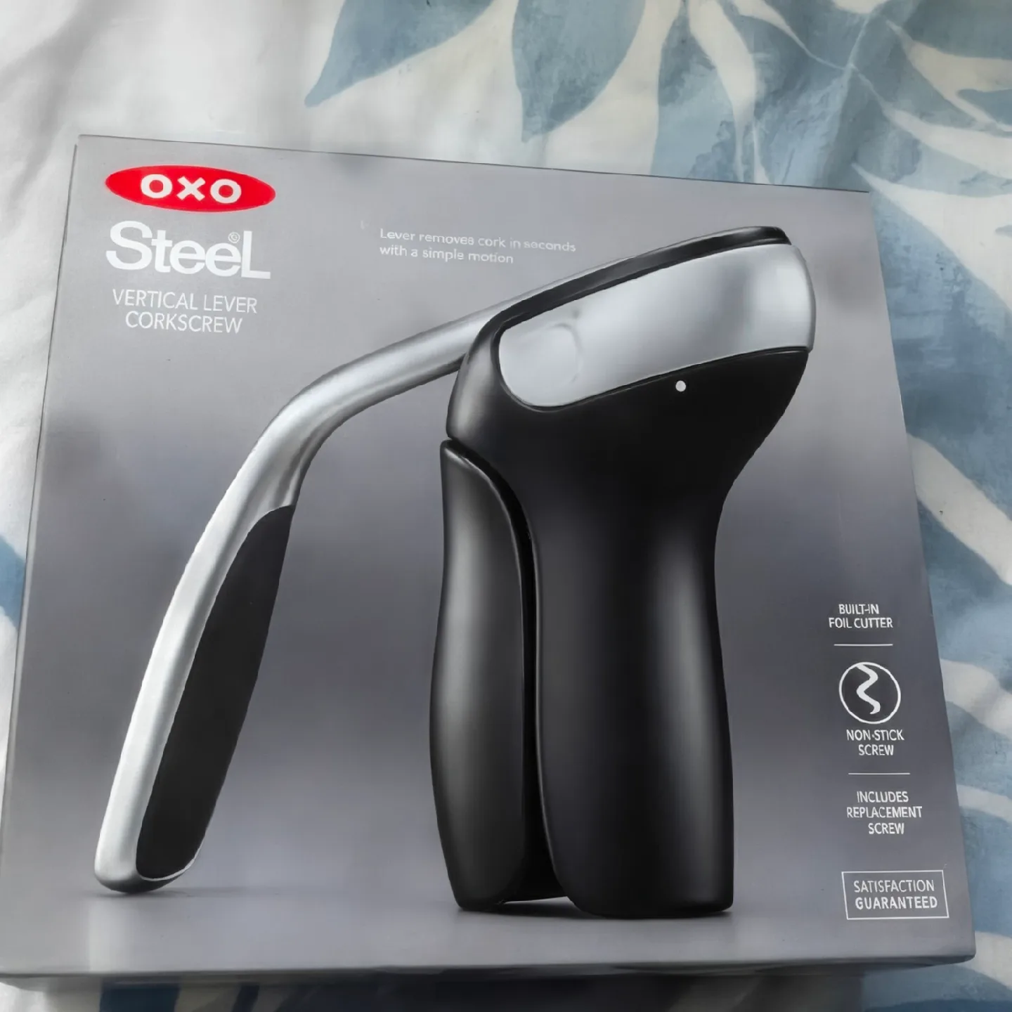 OXO Steel Vertical Lever Corkscrew thumbnail