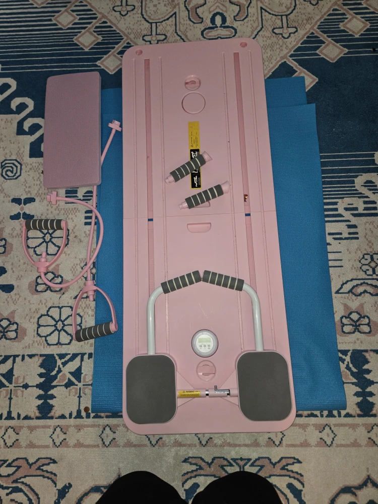 Pink Pilates Bar Exercise Machine - photo 3