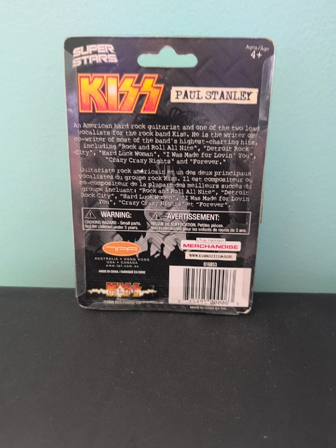 KISS Paul Stanley The Starchild Action Figure - New in Box! image indicator(4)