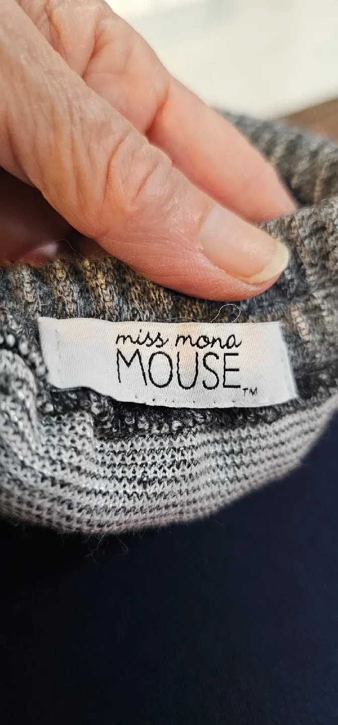 Miss Mona Mouse Grey Skirt large image indicator(4)