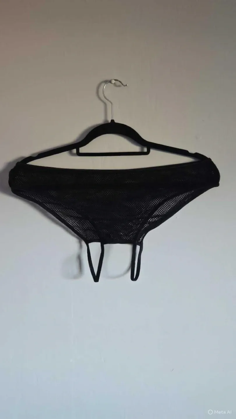 Coquette Black Mesh Panty thumbnail