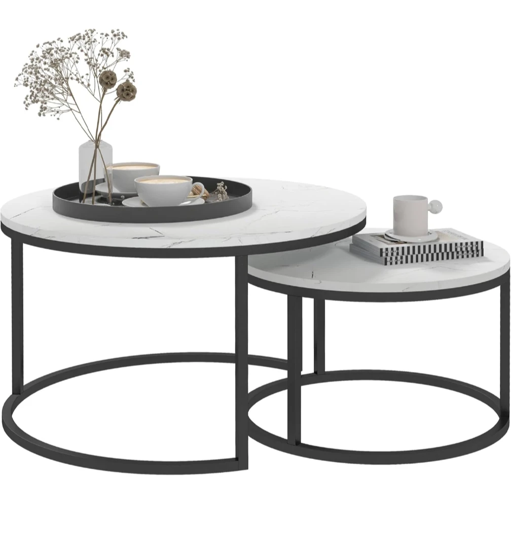 Nesting Coffee Tables - Set of 2 - photo 2