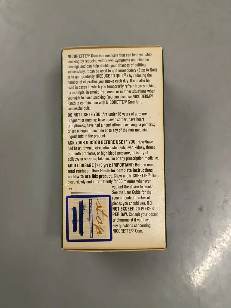 Nicorette Gum - Ultra Fresh Mint 2mg image indicator(2)