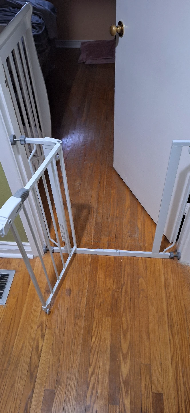 White Baby Gate