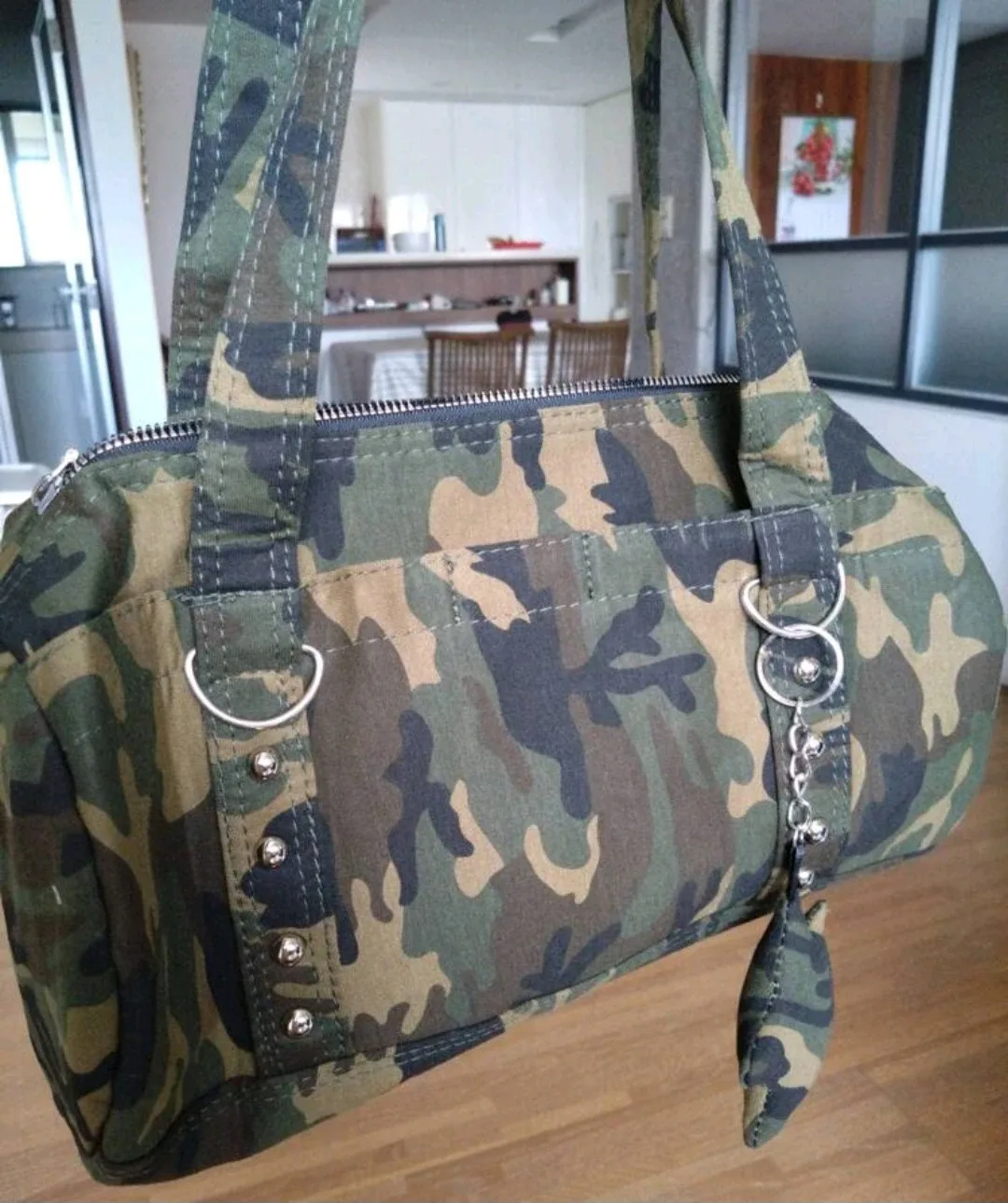 Brand New Small Camo Duffel Bag image indicator(3)